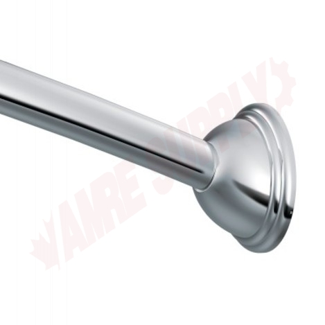 Photo 1 of DN2160CH : Moen Adjustable Curved Shower Rod, Chrome