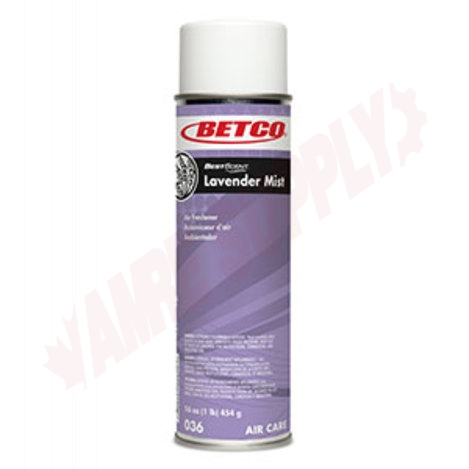 Photo 1 of 0362300 : Betco BestScent Lavender Mist Air Freshening Aerosol, 473mL