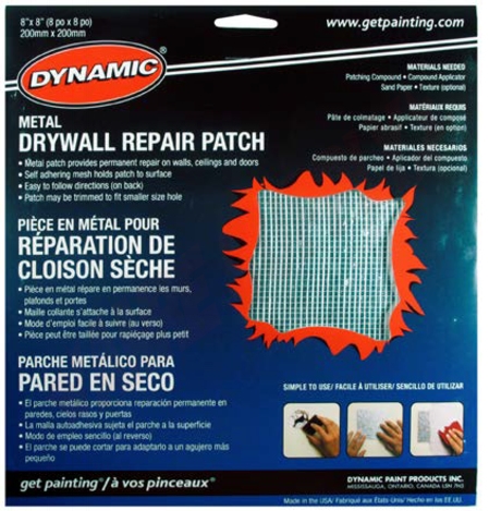 Photo 1 of LF081004 : Dynamic Metal Drywall Repair Patch, 8 x 8