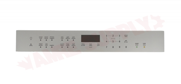 Photo 1 of 5304471817 : Frigidaire Microwave Touch Control Overlay, Grey