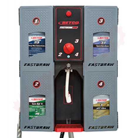 Photo 1 of 9217400 : Betco FastDraw PRO 4 Product Locking Chemical Management System, ActionGap