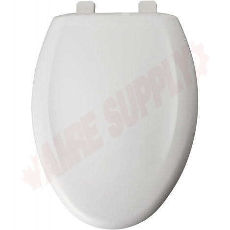 Photo 1 of 1200TCA-000 : Bemis Toilet Seat, Elongated, Closed Front, White, with Cover