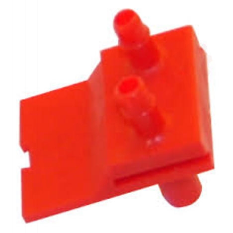 Photo 1 of 14000742-002 : Honeywell Pneumatic 2 Pipe Straight Connector, Red