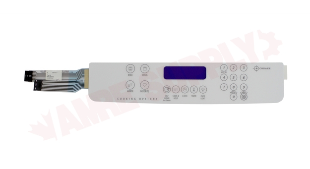 Photo 2 of WPW10207930 : Whirlpool WPW10207930 Range Oven Membrane Switch, White