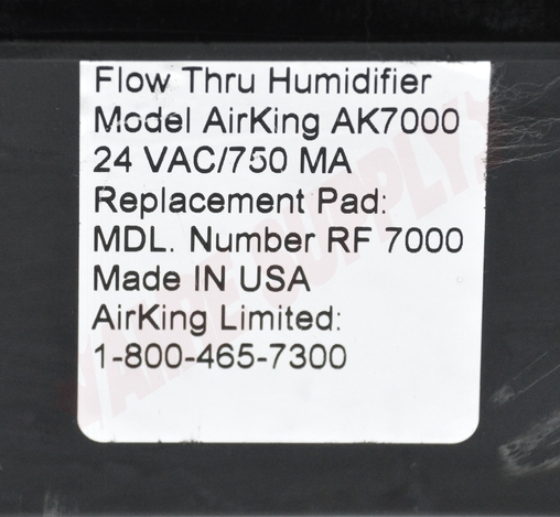 Photo 8 of 011235000 : Air King Humidifier Flow Through Body