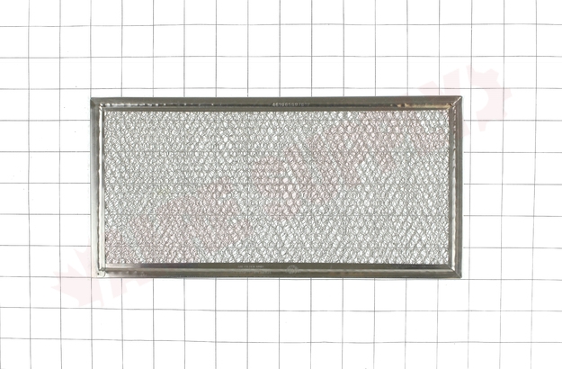 Photo 5 of W10120839A : Whirlpool Microwave Range Hood Aluminum Grease Filter, 5-5/8 x 11-9/16 x 1/16