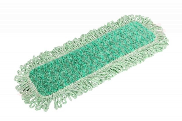 Photo 1 of 3320G : Globe Microfiber Dry Dust Mop Pad With Fringe, 18