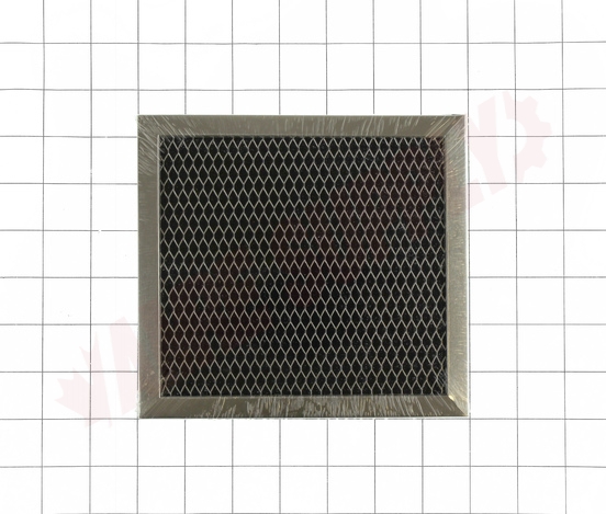 Photo 4 of 8206444A : Whirlpool Microwave Range Hood Charcoal Odour Filter, 6-11/32 x 6-7/8 x 3/8
