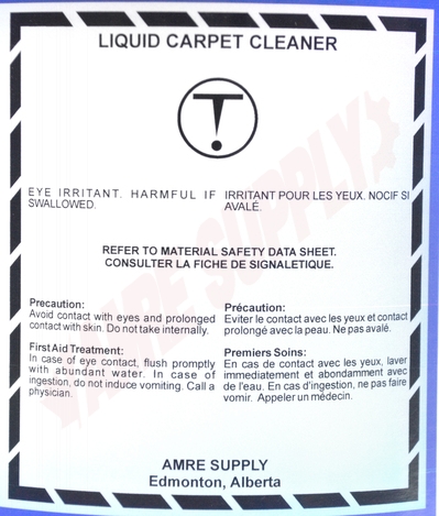 Photo 2 of J820 : Amre Supply Liquid Carpet Cleaner 4L
