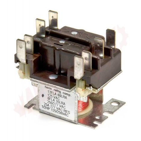 Photo 1 of 000-0431-031 : Emerson White-Rodgers 24V DPST Control Relay, for HSP2000 and HSP2600 Steam Humidifiers