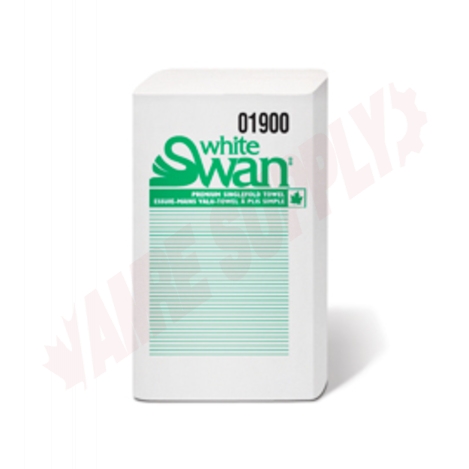 Photo 2 of 01900 : White Swan Single Fold Hand Towel, White, 250 Sheets/Pack, 16 Packs/Case