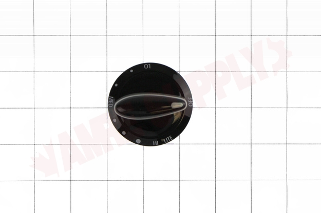 Photo 10 of WP74011287 : Whirlpool WP74011287 Range Burner Control Knob, Black