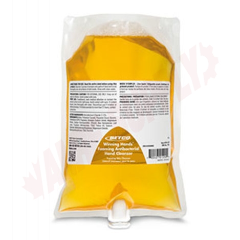 Photo 2 of 7512907 : Betco Foaming Antibacterial Skin Cleanser, 6 x 1000mL Clario Bags
