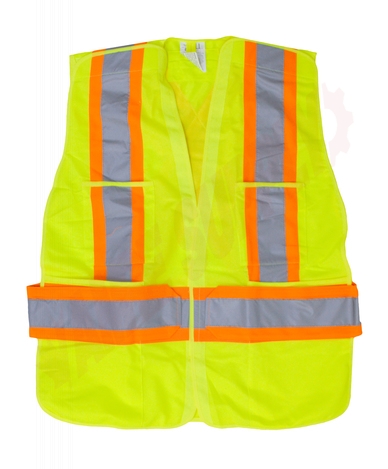 Photo 1 of 7825376LXL : Degil Reflex, Lime Green CSA 5 Point Tear-Away Vest with Pockets, Extra Large