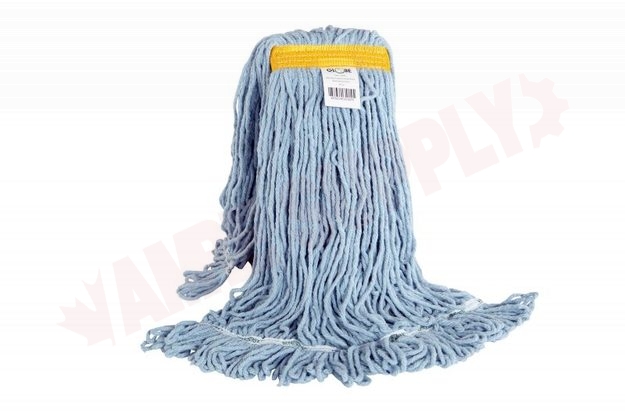 Photo 1 of 3092 : Globe Looped End Narrow Band Synthetic Wet Mop Head, 24oz, Blue