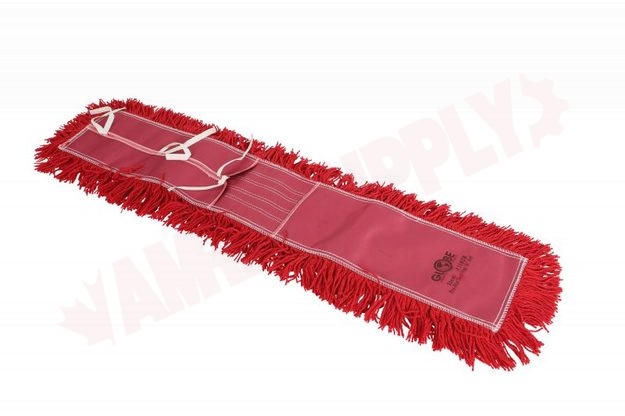 Photo 1 of 3102R : Globe Pro-Stat Synthetic Dust Mop Head, Red, 36