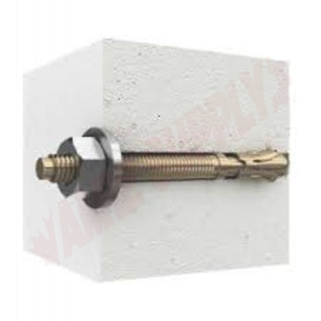 Photo 2 of WAZ385CT : Reliable Fasteners Concrete Wedge Anchor, 3/8 x 5, 15/Pack
