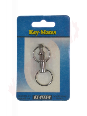 Photo 2 of 2380129 : Klassen Key-Mates Metal Push-a-Part Key Ring Connector