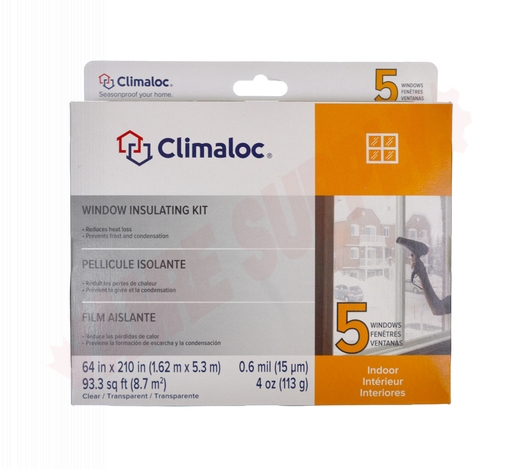 Photo 2 of CI12783 : Climaloc Insulating Film, Shrink Window Kit, 64 x 210