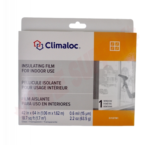 Photo 2 of CI12781 : Climaloc Insulating Film, Shrink Window Kit, 42 x 64