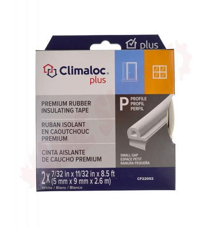 Photo 2 of CF22002 : Climaloc EPDM Foam Tape, White, 11/32 x 7/32 x 17'