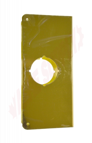 Photo 4 of 1-PB-CW : Don-Jo Cylindrical Lock Door Wrap, 4 x 9, Polished Brass