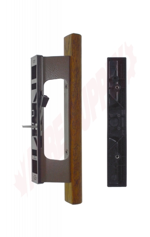 Photo 3 of 4-521B : AGP Sliding Glass Door Handle Set, Brown