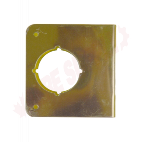 Photo 2 of 71-PB-CW : Don-Jo Cylindrical Lock Door Wrap, 4-1/4 x 4-1/2, Polished Brass
