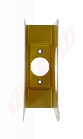 Photo 3 of 71-PB-CW : Don-Jo Cylindrical Lock Door Wrap, 4-1/4 x 4-1/2, Polished Brass