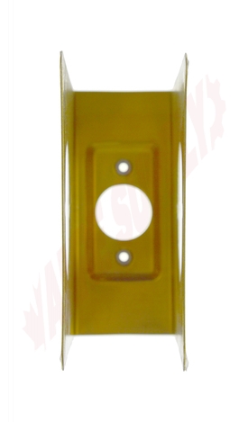 Photo 3 of 81-PB-CW : Don-Jo Cylindrical Lock Door Wrap, 4-1/4 x 4-1/2, Polished Brass