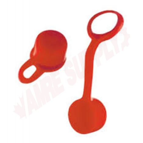 Photo 2 of 250-046R : Guardian Eyewash Station Dust Caps, Red, 2/Pack