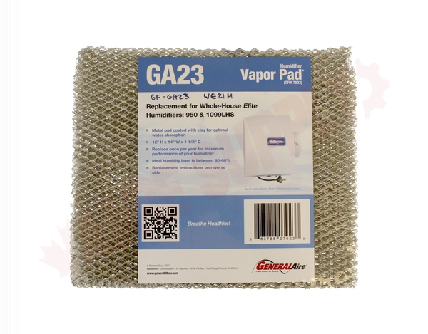 Photo 2 of GF-GA23 : GeneralAire Humidifier Pad, for Elite Series, 14-3/8 x 12
