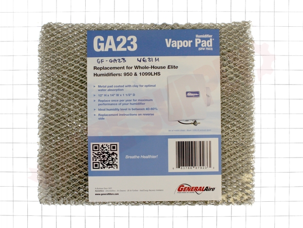 Photo 5 of GF-GA23 : GeneralAire Humidifier Pad, for Elite Series, 14-3/8 x 12