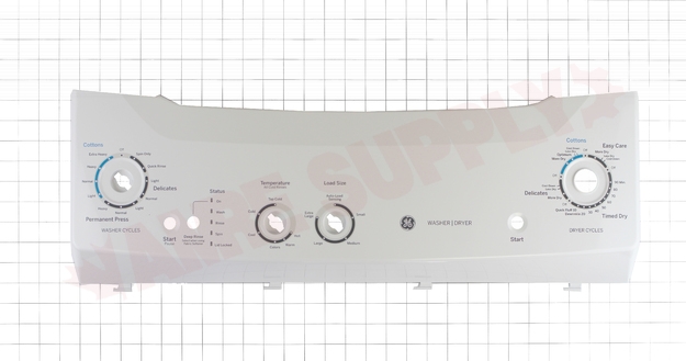 Photo 8 of WW03F00497 : GE WW03F00497 Washer & Dryer Control Panel, White     
