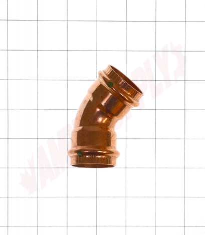 Photo 10 of 77033 : Viega ProPress 1-1/4 x 45° Copper Elbow, Push-On