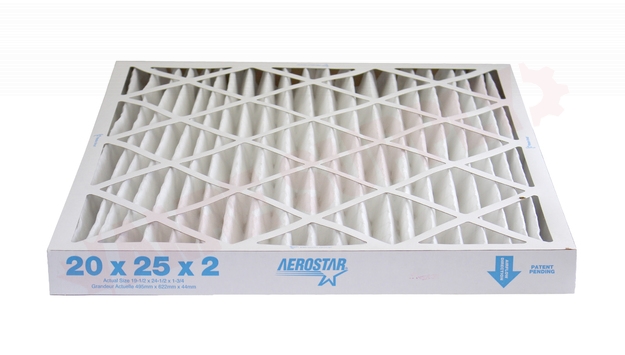 Photo 5 of 10462 : FG IAQ Aerostar Series 400 Pleated Filter, 20 x 25 x 2, MERV 10, High Capacity