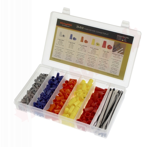 Photo 4 of 25-010 : WiringPro 22-8 AWG Twist-On Wire Connector Kit, 375 Pieces