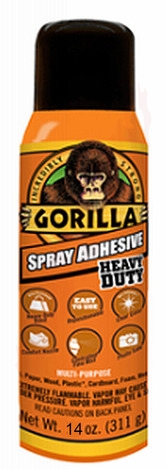 Photo 1 of 6341502 : Gorilla Glue Spray Adhesive, 14oz