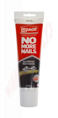 Photo 1 of 02001-0 : LePage No More Nails All Purpose Construction Adhesive, 177mL