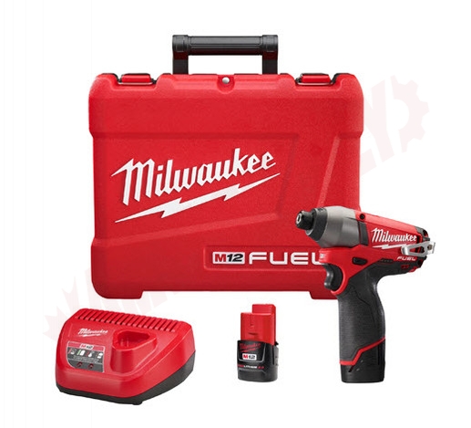 Photo 1 of 2553-22 : Milwaukee M12 Fuel 1/4 Hex Impact Driver Kit