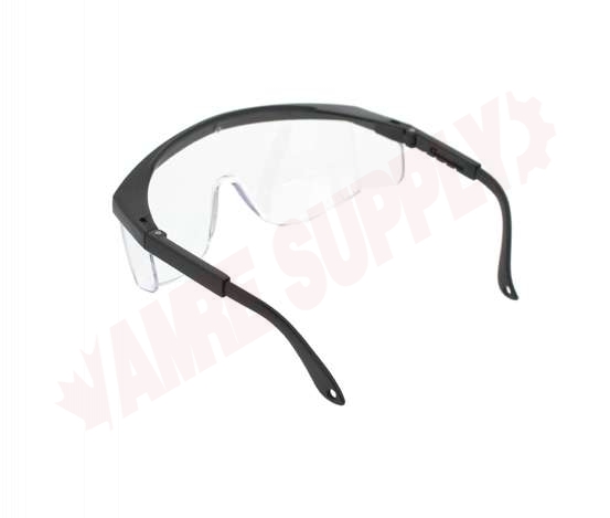 Photo 4 of 7091000CLR : Degil Impact Resistant Nylon Frame Safety Glasses, Clear/Black Frame