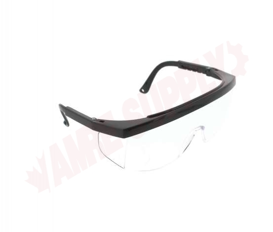 Photo 8 of 7091000CLR : Degil Impact Resistant Nylon Frame Safety Glasses, Clear/Black Frame