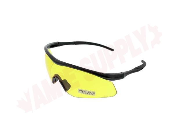 Photo 2 of 7092500YEL : Degil Anti-Fog Lens Safety Glasses, Yellow/Black Frame