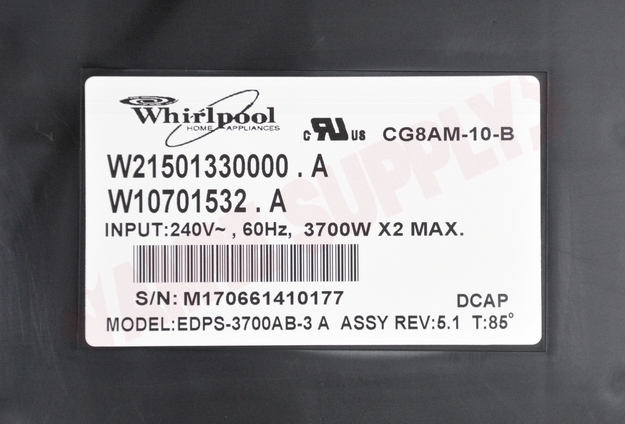 Photo 9 of W10857230 : Whirlpool W10857230 Range Induction Module