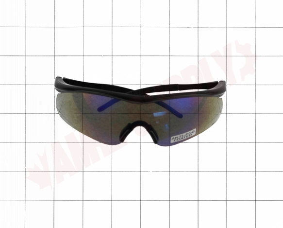 Photo 10 of 7092500BLM : Degil Anti-Fog Lens Safety Glasses, Blue Mirror/Black Frame