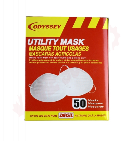 Photo 1 of 7401100 : Degil Odyssey Dust Masks, 50/Pack