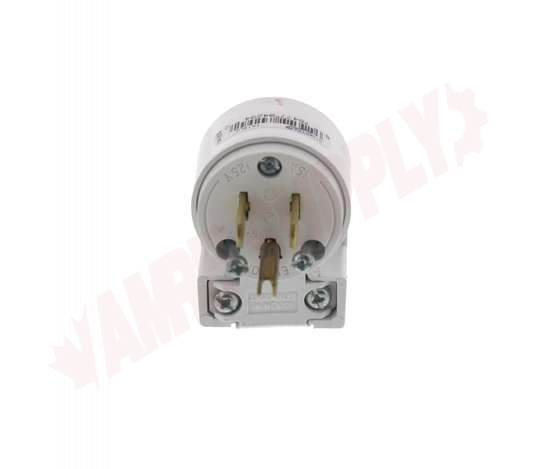 Photo 1 of 515AN : Leviton Male Angle End, Grounded, White