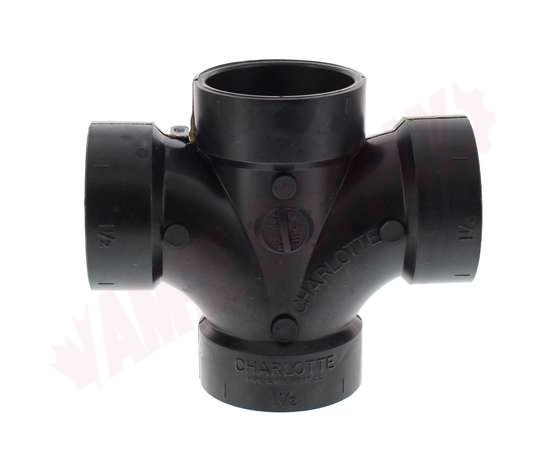 Photo 5 of 600312 : Bow 1-1/2 Hub Fit ABS Double Sanitary Tee