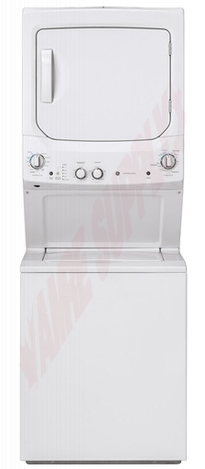 Photo 1 of GUD27ESMMWW : GE 27 Washer & Electric Dryer Laundry Unit, White