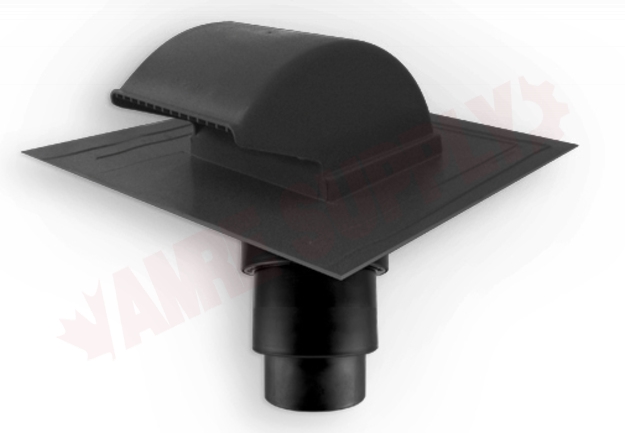 Photo 1 of RV20KIT-25 : Primex Low Profile Roof Exhaust Vent, with 4-5 Adapter, Black